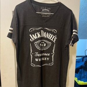 Jack Daniels Black T-Shirt for Women